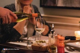 le restaurant La Passione Den Haag Pays-Bas a aussi une carte des vins exclusive proposant des vins principalement italiens