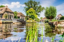 Dwarsgracht Giethoorn Pays-Bas